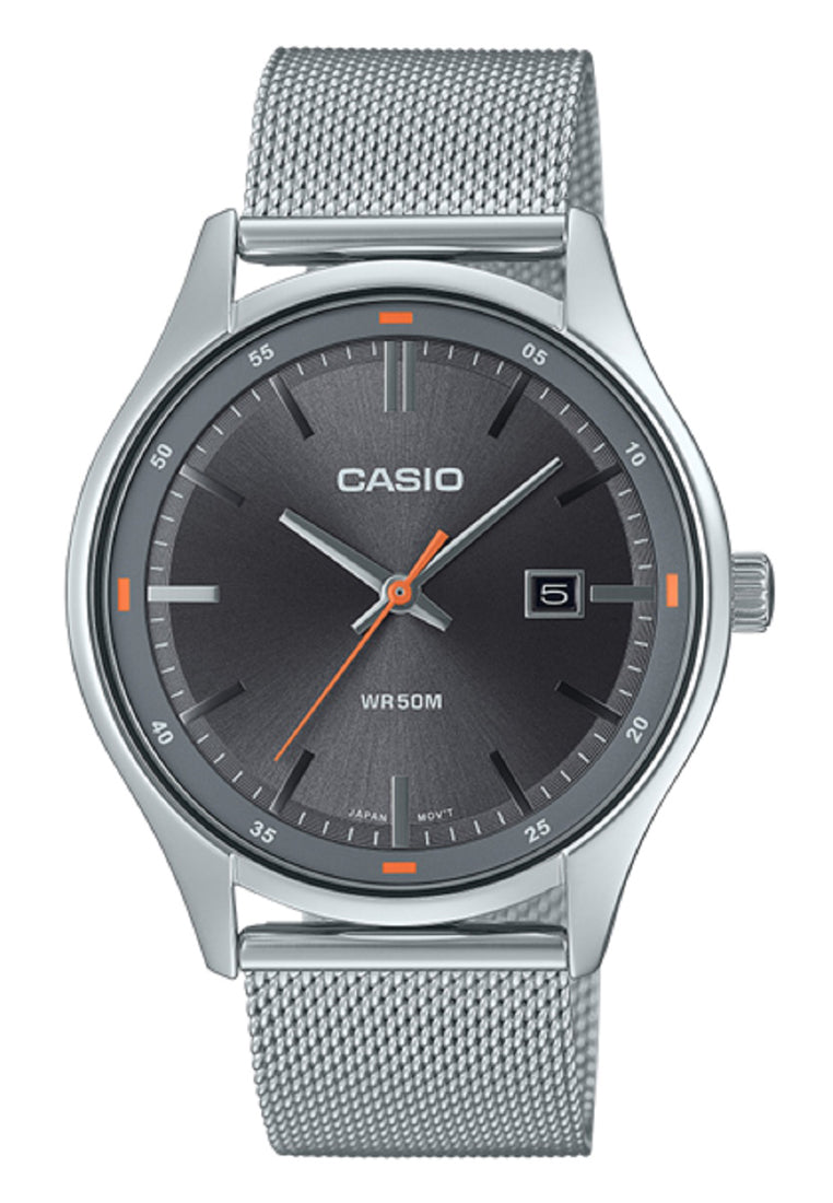 Casio MTP-E710M-8A Analog Stainless Steel Strap Watch For Men-Watch Portal Philippines