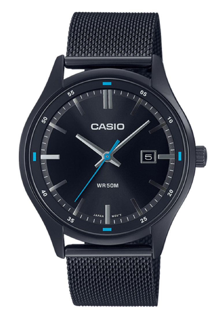 Casio MTP-E710MB-1A Analog Stainless Steel Strap Watch For Men-Watch Portal Philippines