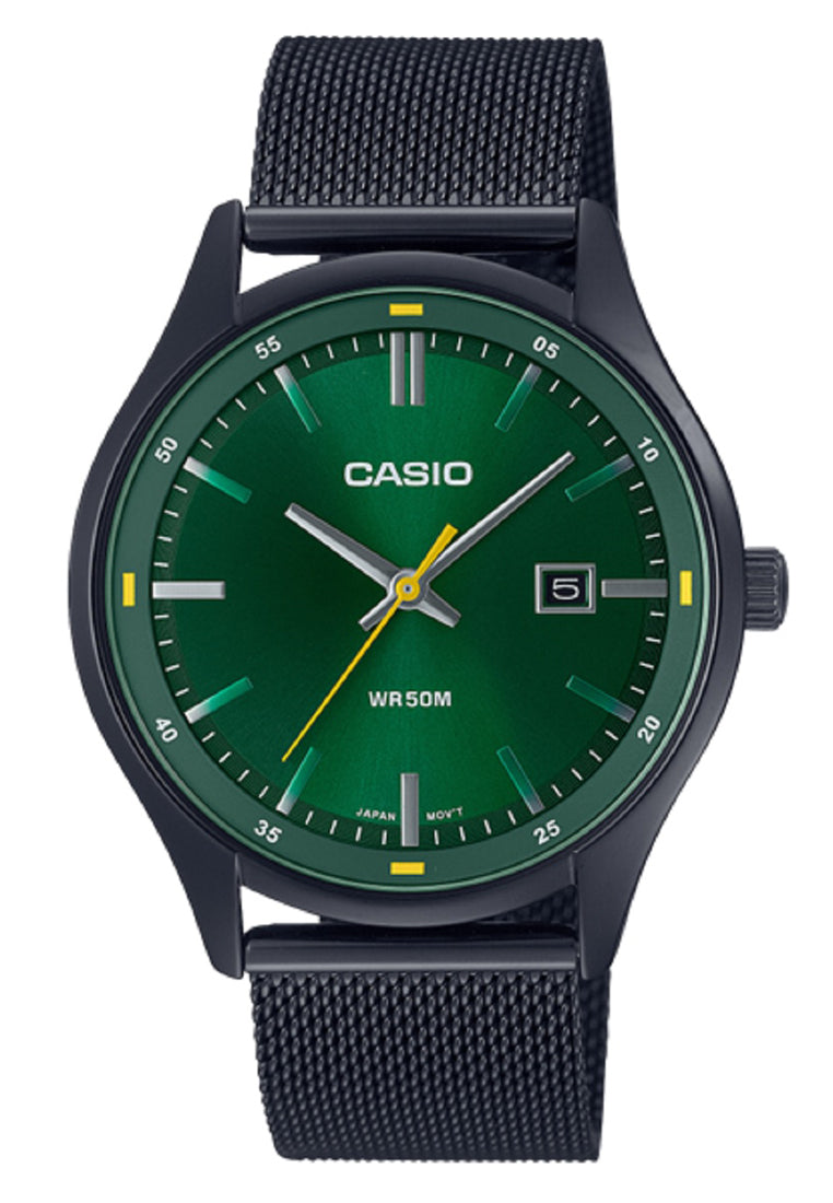 Casio MTP-E710MB-3A Analog Stainless Steel Strap Watch For Men-Watch Portal Philippines