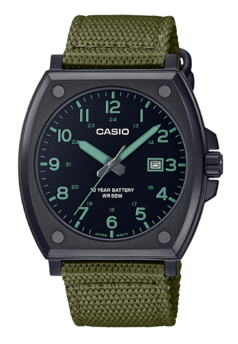 Casio MTP-E715C-3A Analog Nylon Strap Watch For Men-Watch Portal Philippines