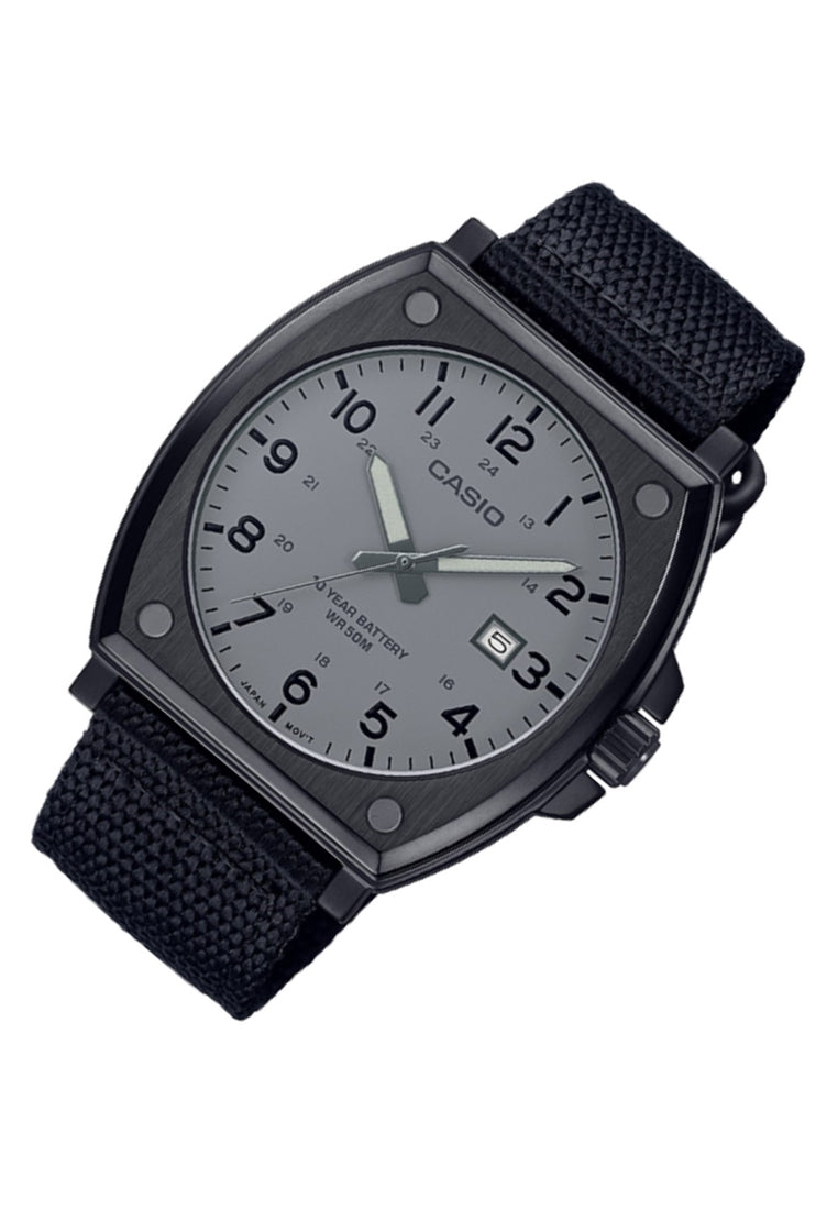 Casio MTP-E715C-8A Analog Nylon Strap Watch For Men-Watch Portal Philippines