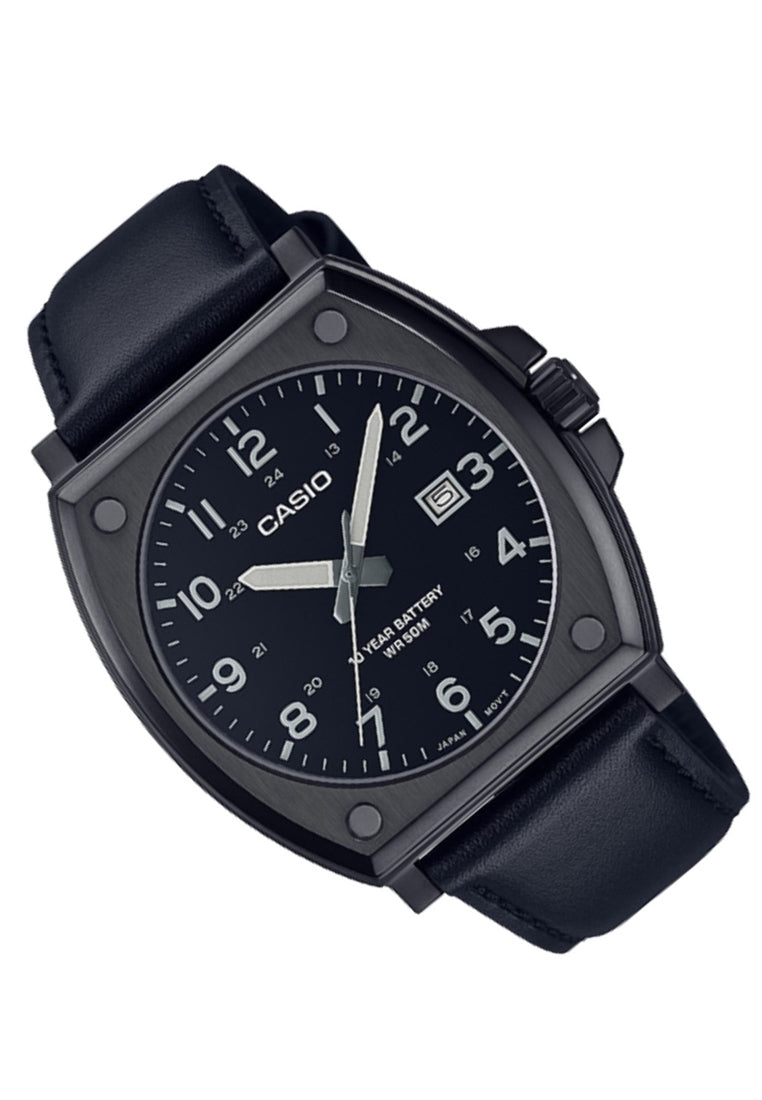 Casio MTP-E715L-1A Analog Leather Strap Watch For Men-Watch Portal Philippines