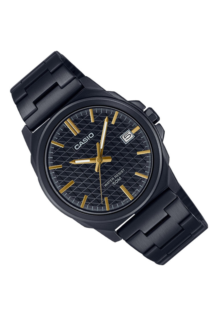 Casio MTP-E720B-1A Analog Stainless Steel Strap Watch for Men-Watch Portal Philippines