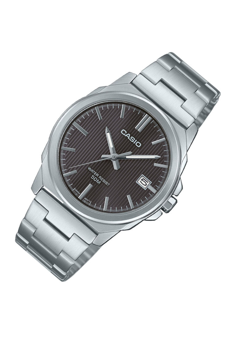 Casio MTP-E720D-8A Analog Stainless Steel Strap Watch for Men-Watch Portal Philippines