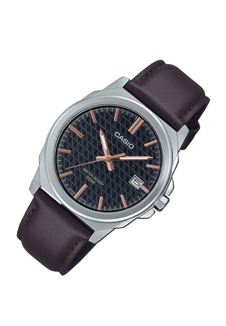 Casio MTP-E720L-5A Analog Leather Strap Watch for Men-Watch Portal Philippines