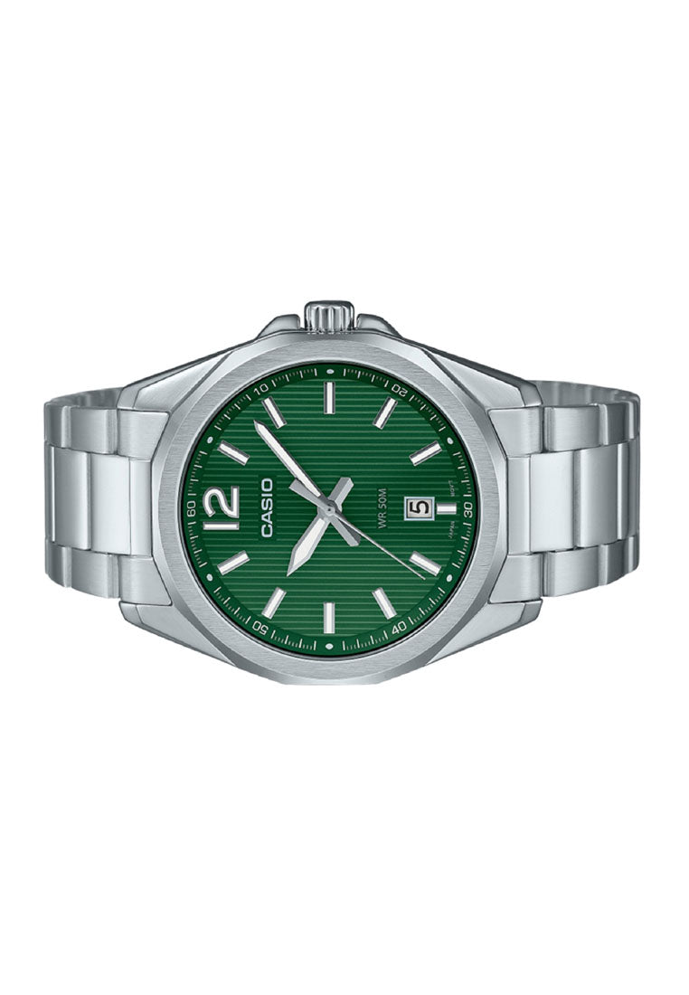 Casio MTP-E725D-3A Analog Stainless Steel Strap Watch for Men-Watch Portal Philippines
