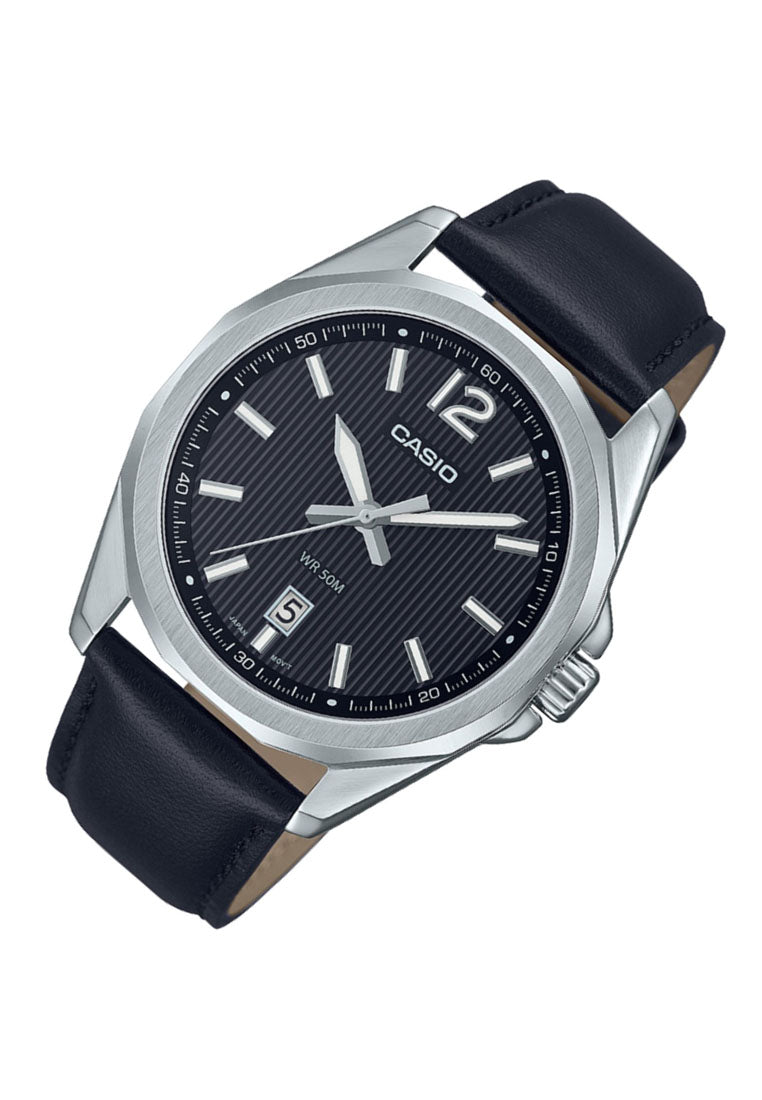 Casio MTP-E725L-1A Analog Leather Strap Watch for Men-Watch Portal Philippines