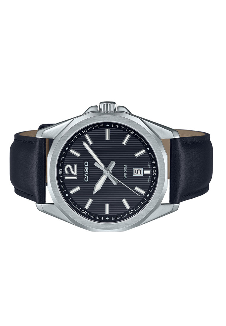 Casio MTP-E725L-1A Analog Leather Strap Watch for Men-Watch Portal Philippines