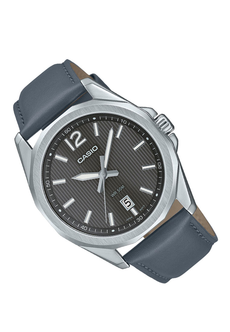 Casio MTP-E725L-8A Analog Leather Strap Watch for Men-Watch Portal Philippines