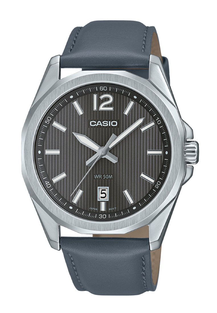 Casio MTP-E725L-8A Analog Leather Strap Watch for Men-Watch Portal Philippines
