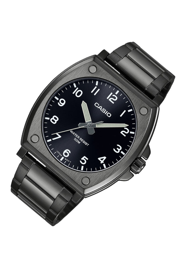 Casio MTP-E730B-1A Analog Stainless Steel Strap Watch For Men-Watch Portal Philippines
