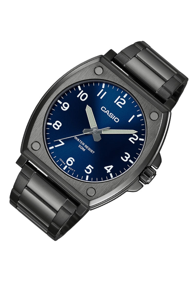 Casio MTP-E730B-2A Analog Stainless Steel Strap Watch For Men-Watch Portal Philippines