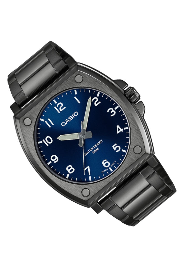 Casio MTP-E730B-2A Analog Stainless Steel Strap Watch For Men-Watch Portal Philippines