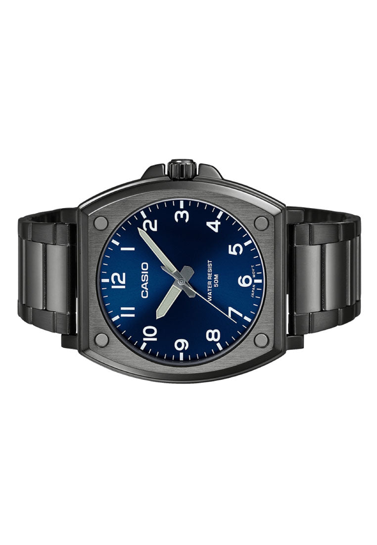 Casio MTP-E730B-2A Analog Stainless Steel Strap Watch For Men-Watch Portal Philippines