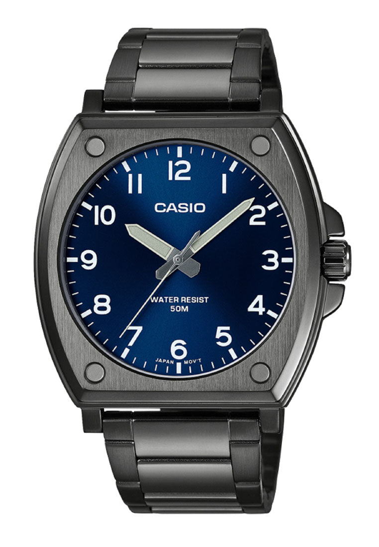 Casio MTP-E730B-2A Analog Stainless Steel Strap Watch For Men-Watch Portal Philippines