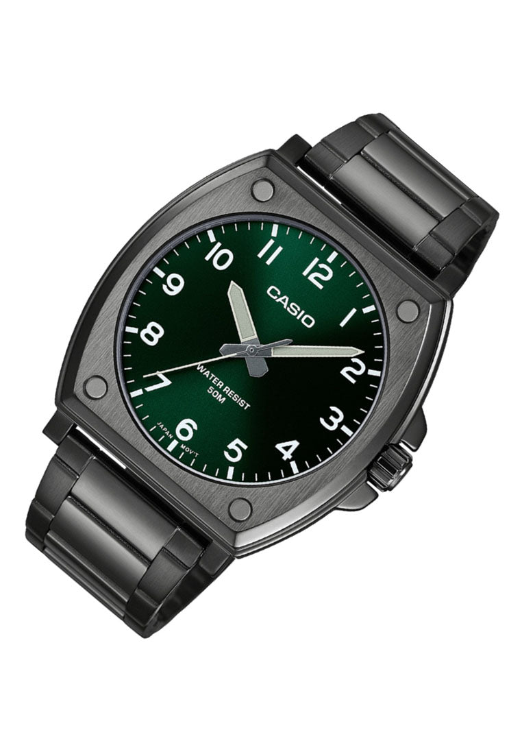 Casio MTP-E730B-3A Analog Stainless Steel Strap Watch For Men-Watch Portal Philippines