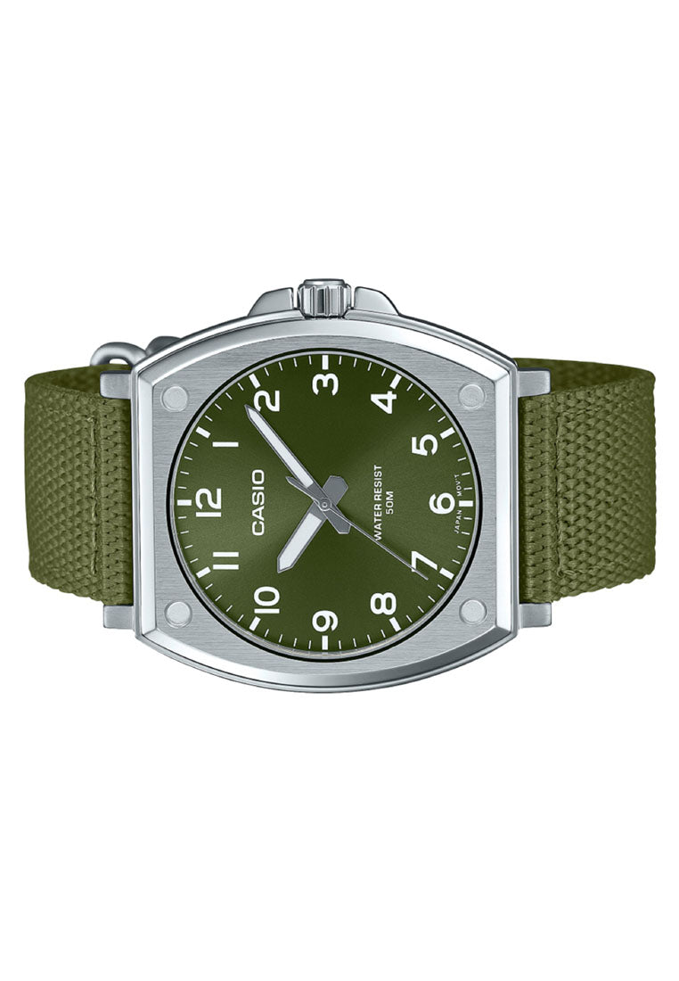 Casio MTP-E730C-3A Analog Nylon Strap Watch For Men-Watch Portal Philippines