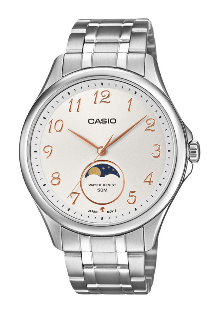 Casio MTP-M110D-7A Analog Stainless Steel Strap Watch for Men-Watch Portal Philippines