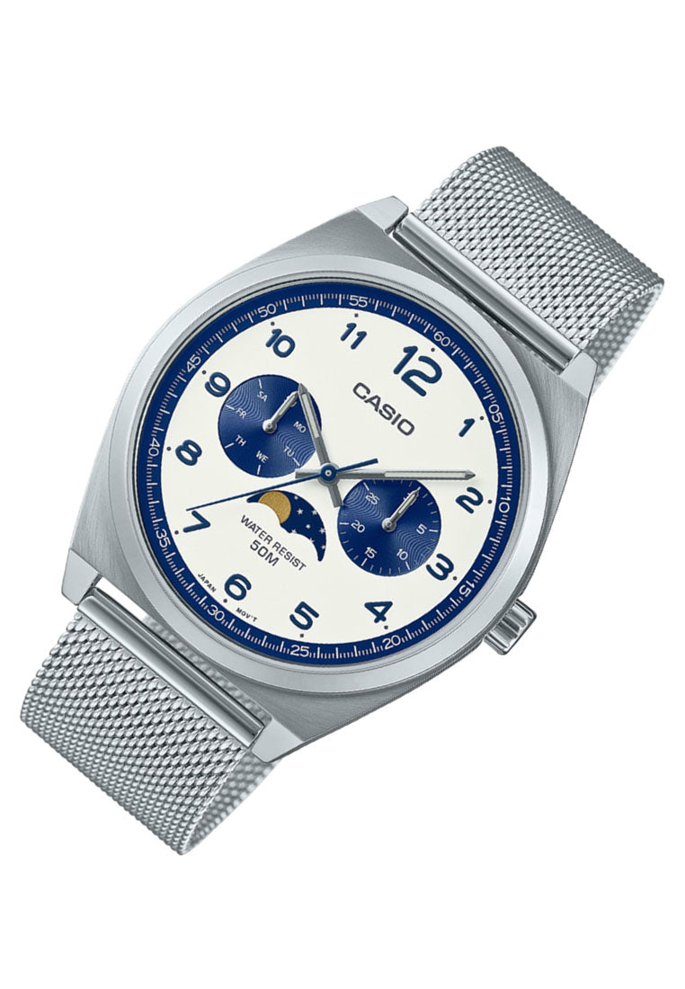 Casio MTP-M300M-7A Chronograph Stainless Steel Strap Watch For Men-Watch Portal Philippines