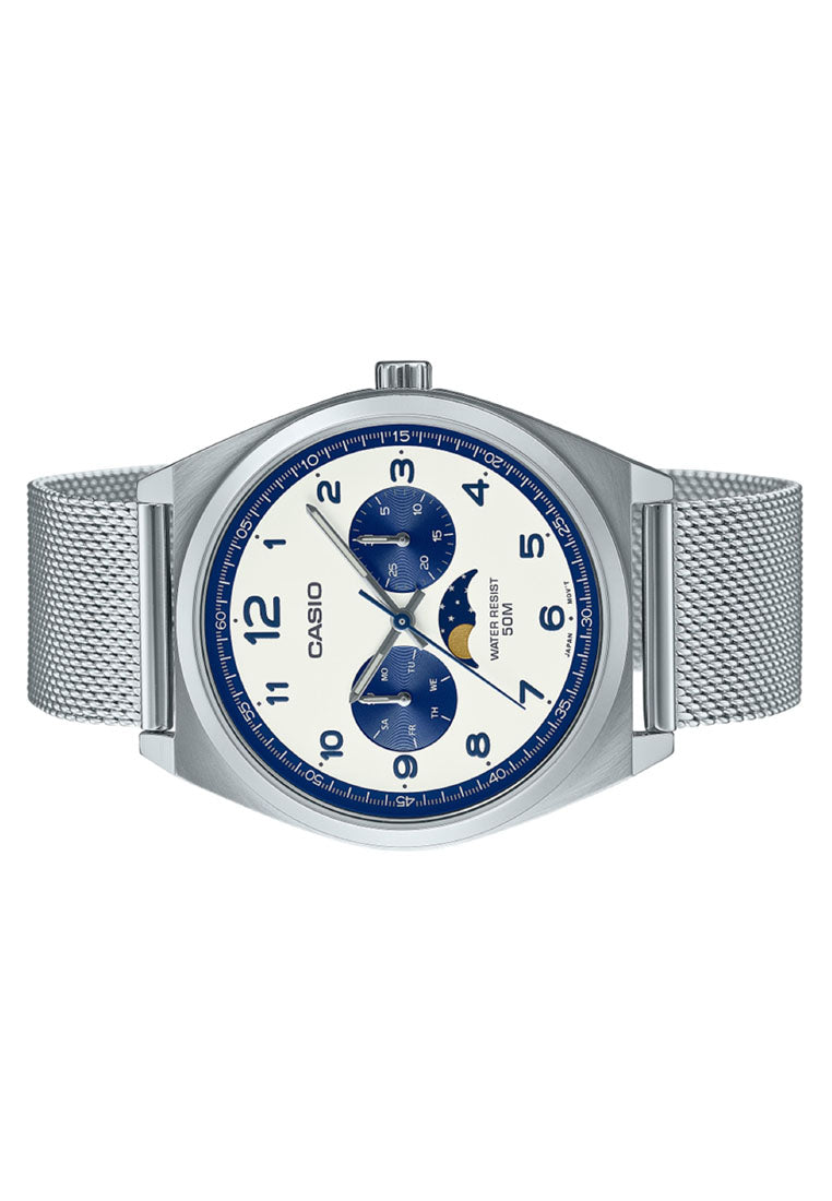 Casio MTP-M300M-7A Chronograph Stainless Steel Strap Watch For Men-Watch Portal Philippines