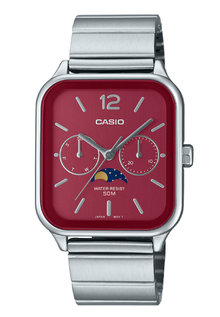 Casio MTP-M305D-4A Analog Stainless Steel Strap Watch For Men-Watch Portal Philippines