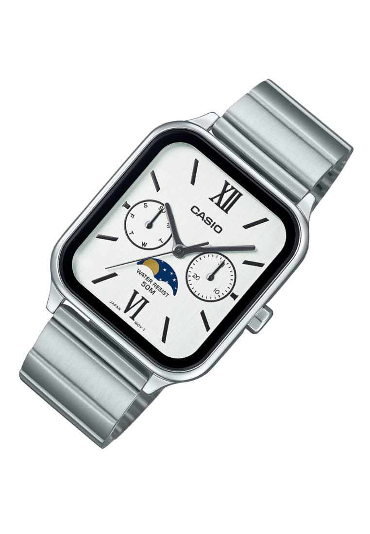 Casio MTP-M305D-7A2 Analog Stainless Steel Strap Watch For Men-Watch Portal Philippines