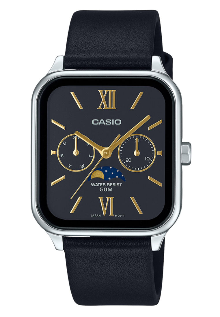 Casio MTP-M305L-1A2 Analog Leather Strap Watch For Men-Watch Portal Philippines