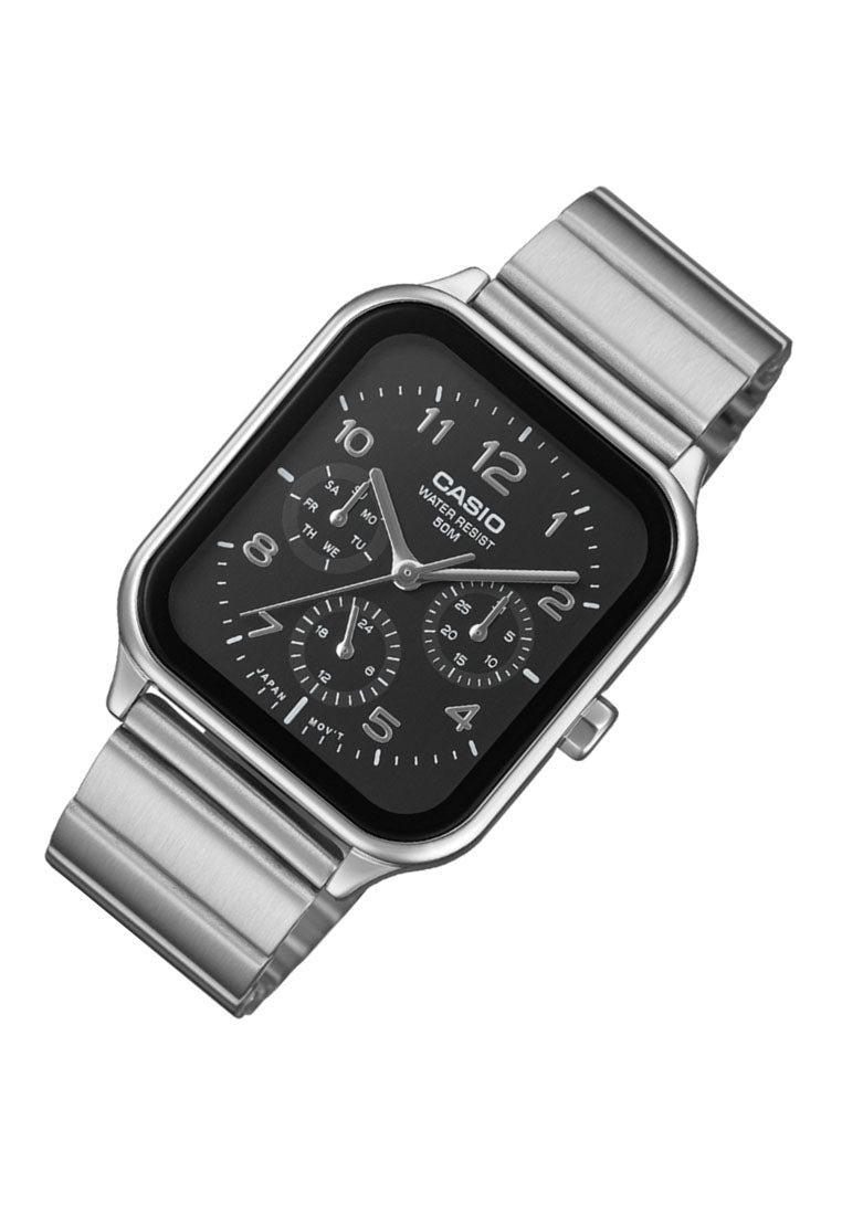 Casio MTP-M306D-1A Analog Stainless Steel Strap Watch for Men-Watch Portal Philippines