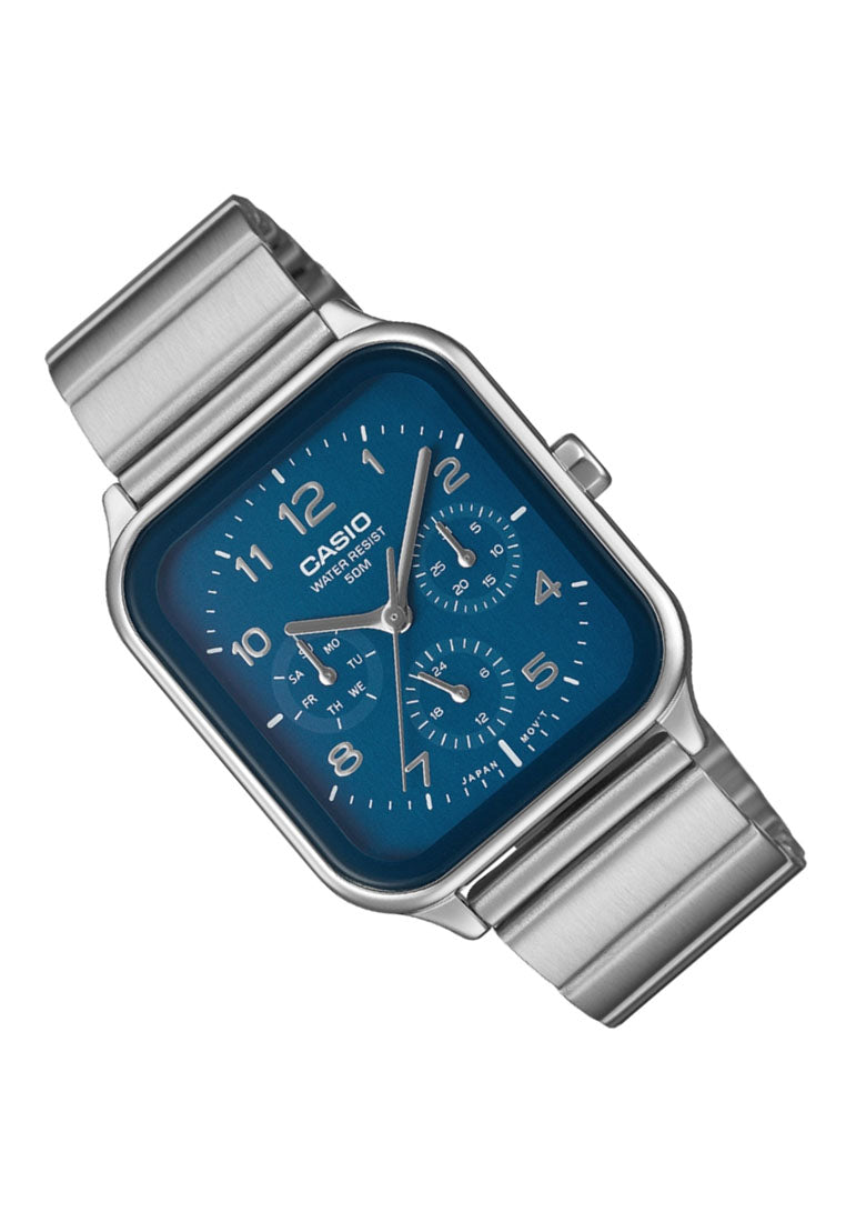 Casio MTP-M306D-2A Analog Stainless Steel Strap Watch for Men-Watch Portal Philippines