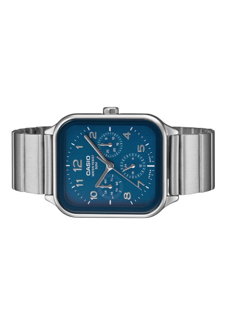 Casio MTP-M306D-2A Analog Stainless Steel Strap Watch for Men-Watch Portal Philippines
