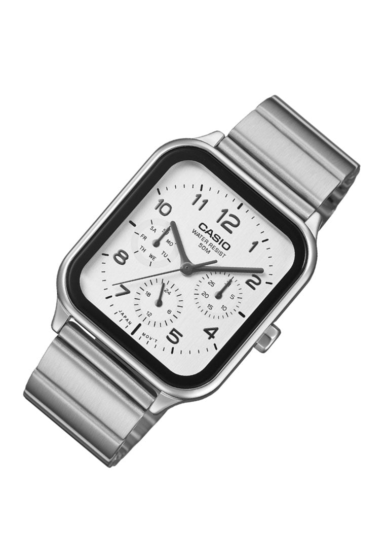 Casio MTP-M306D-7A Analog Stainless Steel Strap Watch for Men-Watch Portal Philippines