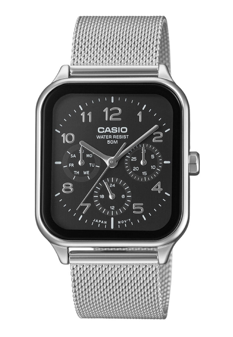 Casio MTP-M306M-1A Analog Stainless Steel Strap Watch for Men-Watch Portal Philippines