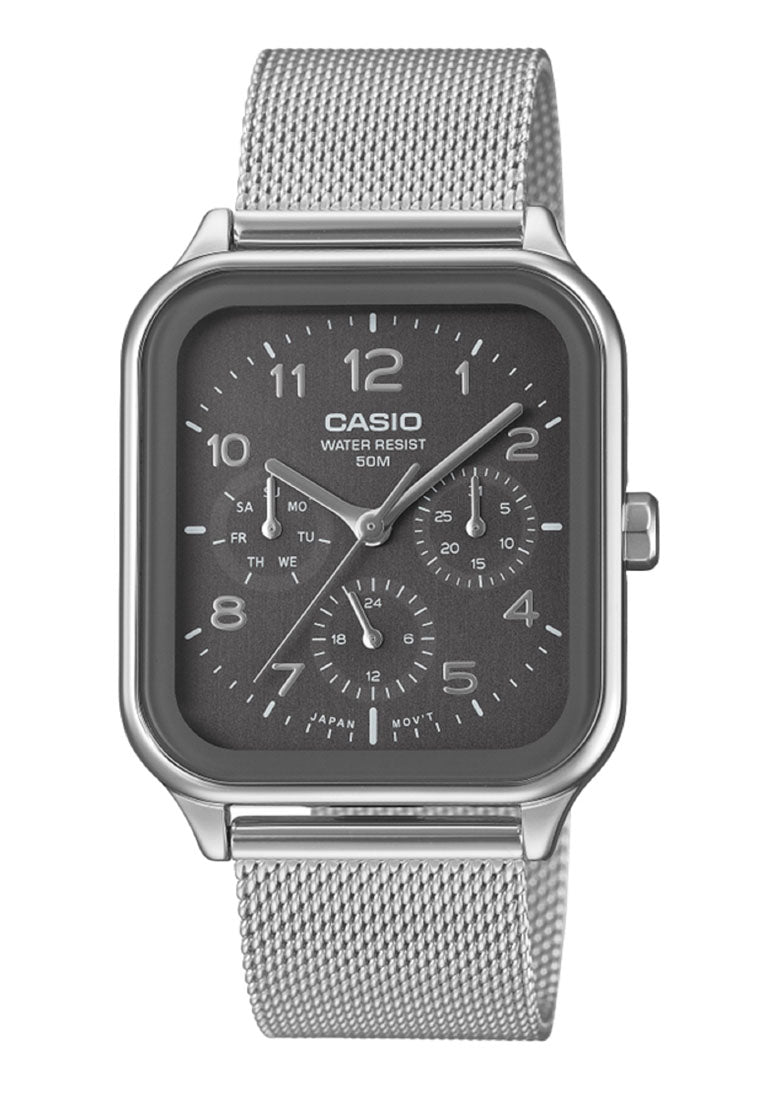 Casio MTP-M306M-8A Analog Stainless Steel Strap Watch for Men-Watch Portal Philippines