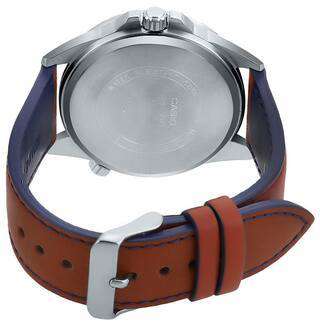 Casio MTP-SW320L-2AVDF Brown Leather Strap Watch for Men-Watch Portal Philippines