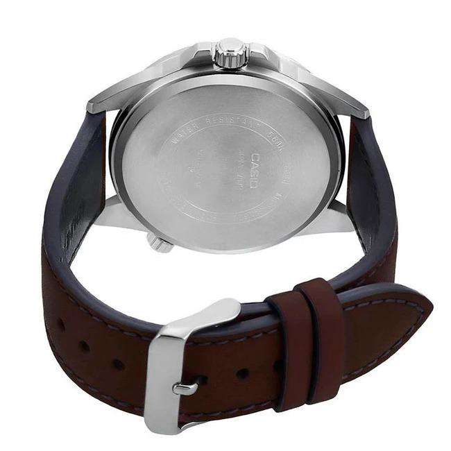Casio MTP-SW320L-7AVDF Brown Leather Strap Watch for Men-Watch Portal Philippines