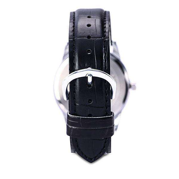 Casio MTP-V001L-1B Black Leather Strap Watch For Men-Watch Portal Philippines