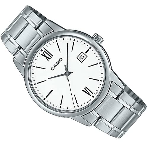 Casio MTP-V002D-7B3 Analog Stainless Steel Strap Watch For Men-Watch Portal Philippines