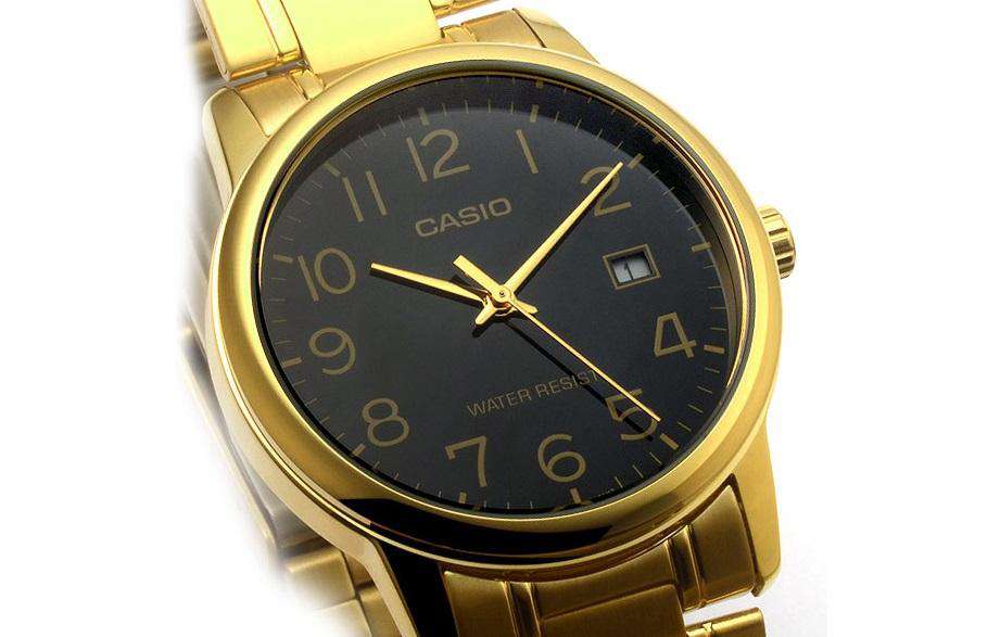 Casio MTP-V002G-1B Gold Stainless Watch for Men-Watch Portal Philippines