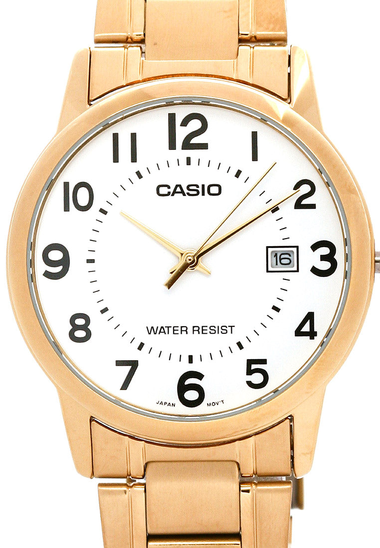 Casio MTP-V002G-7B Analog Stainless Steel Strap Watch For Men-Watch Portal Philippines