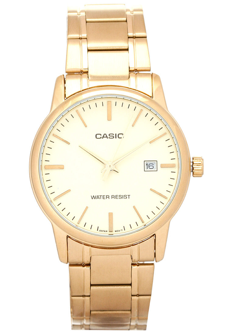 Casio MTP-V002G-9A Analog Stainless Steel Strap Watch For Men-Watch Portal Philippines