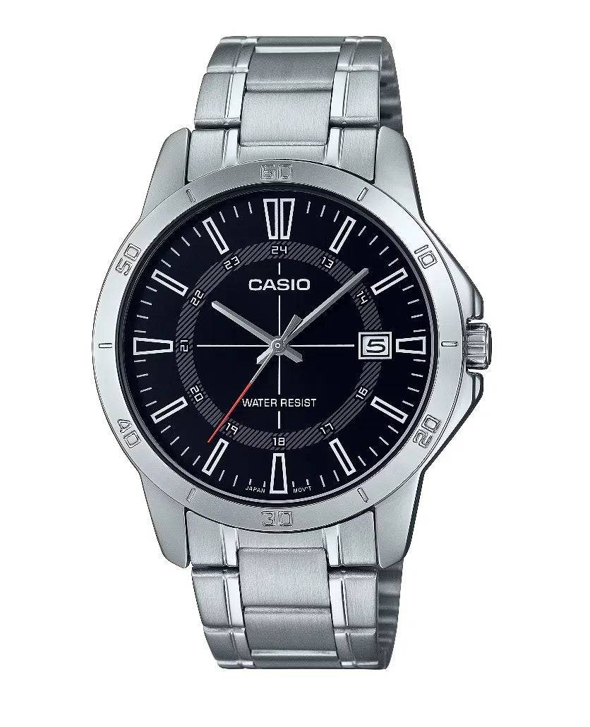 Casio MTP-V004D-1C Analog Stainless Steel Strap Watch For Men-Watch Portal Philippines