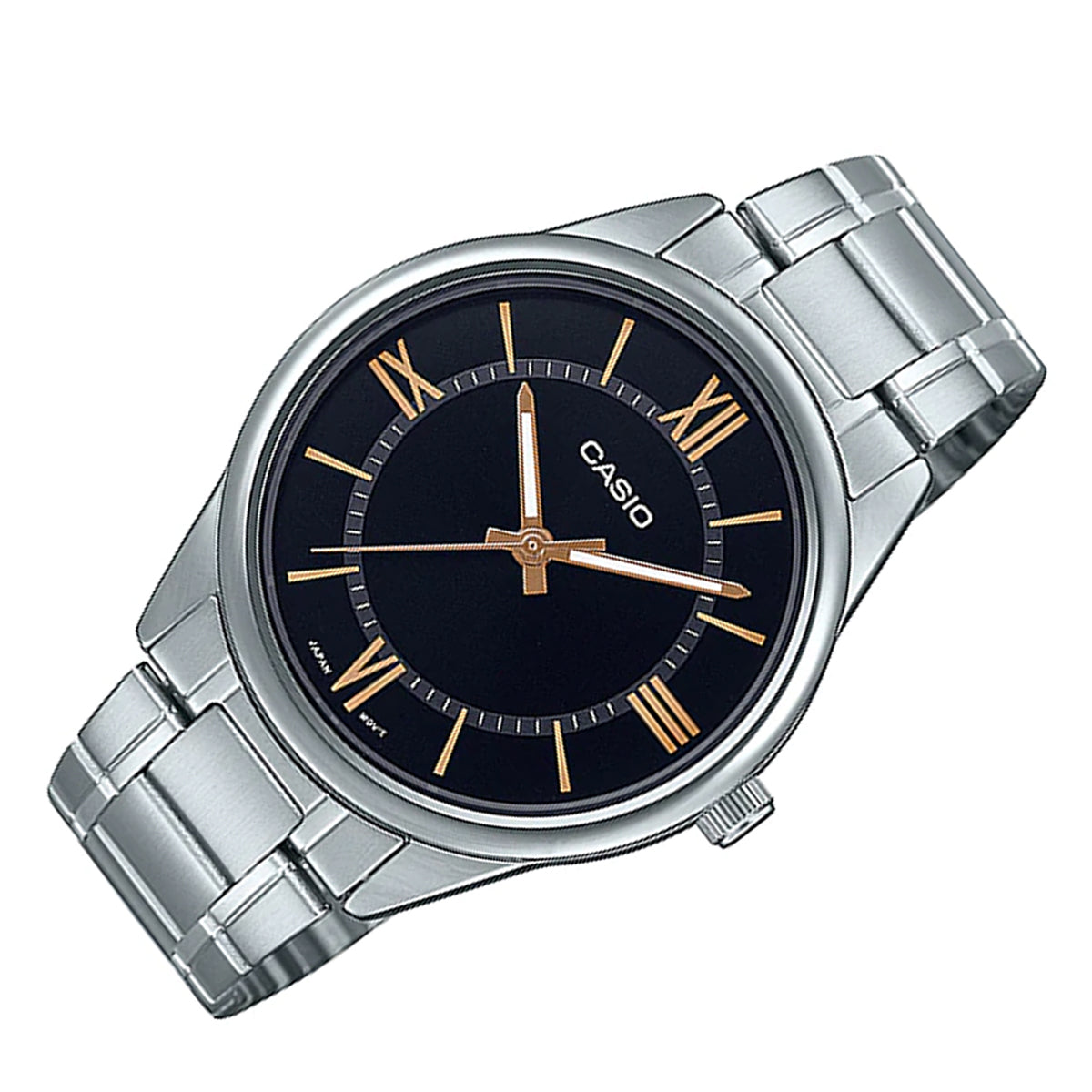 Casio MTP-V005D-1B5 Silver Stainless Watch for Men-Watch Portal Philippines