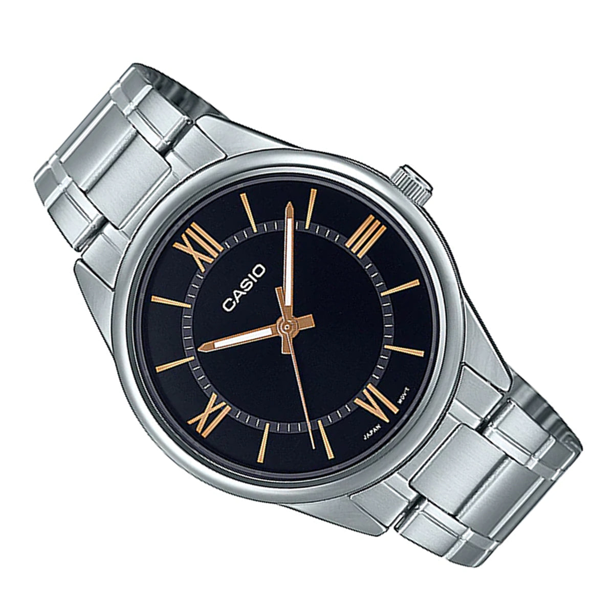 Casio MTP-V005D-1B5 Silver Stainless Watch for Men-Watch Portal Philippines