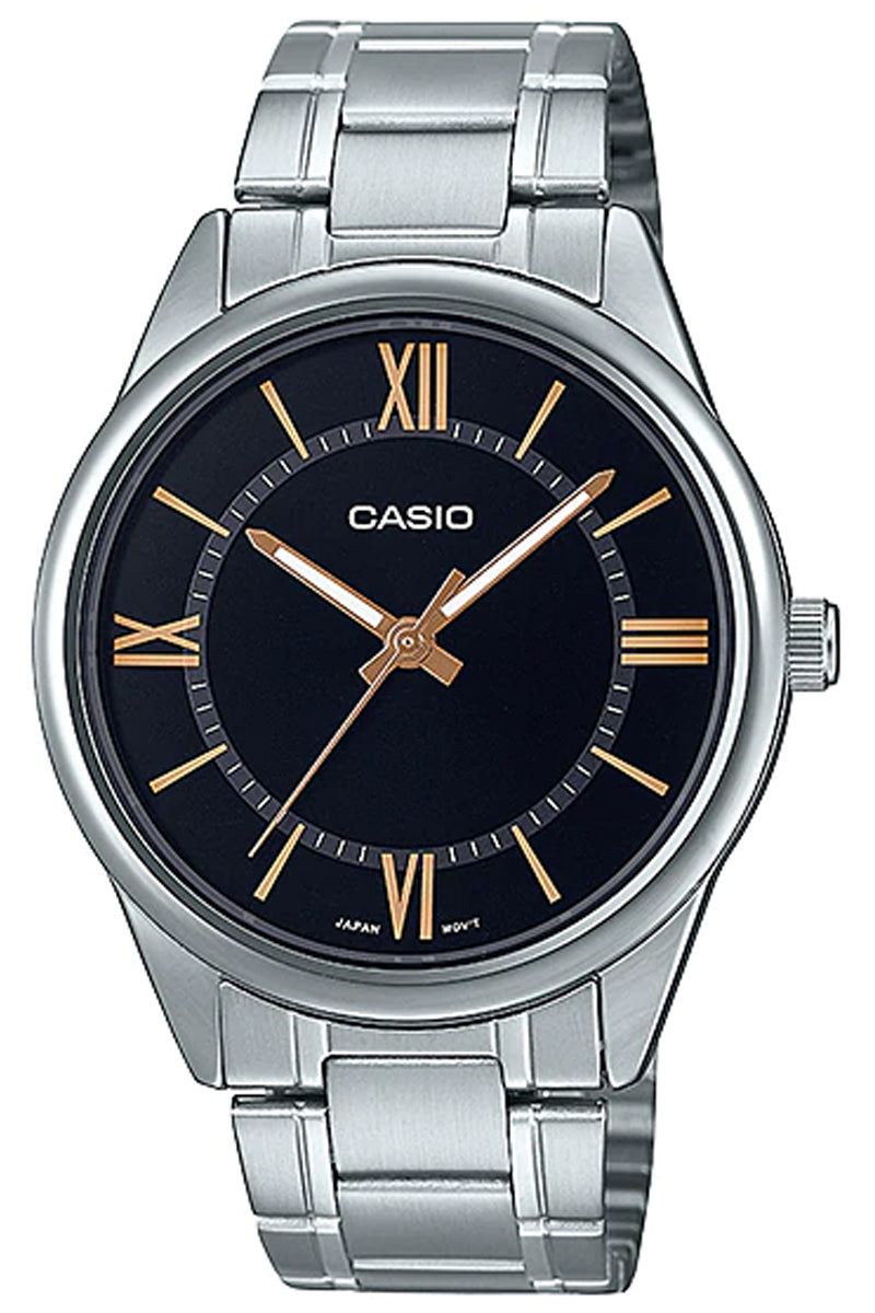 Casio MTP-V005D-1B5 Silver Stainless Watch for Men-Watch Portal Philippines