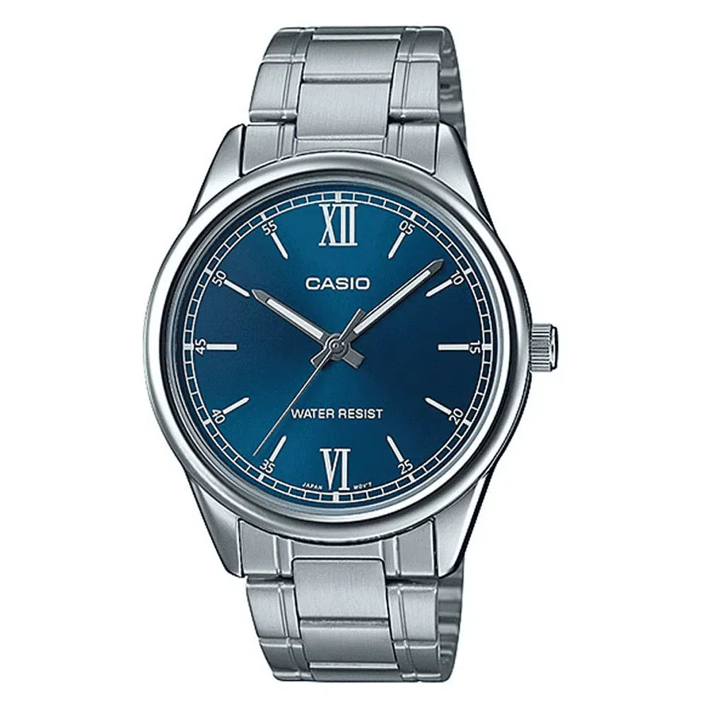 Casio MTP-V005D-2B2 Silver Stainless Watch for Men-Watch Portal Philippines