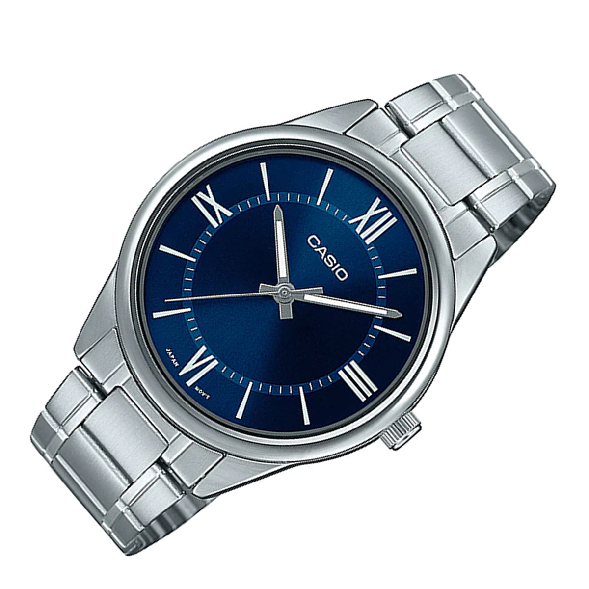 Casio MTP-V005D-2B5 Silver Stainless Strap Watch for Men-Watch Portal Philippines