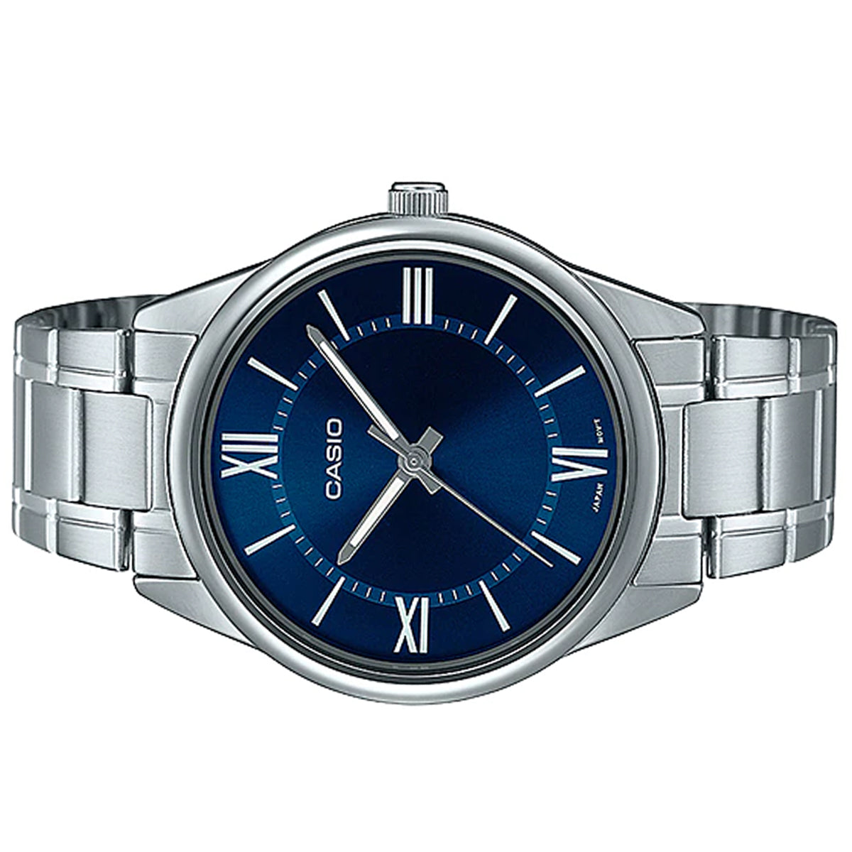 Casio MTP-V005D-2B5 Silver Stainless Strap Watch for Men-Watch Portal Philippines