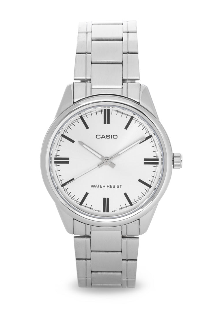 Casio MTP-V005D-7A Analog Stainless Steel Strap Watch For Men-Watch Portal Philippines