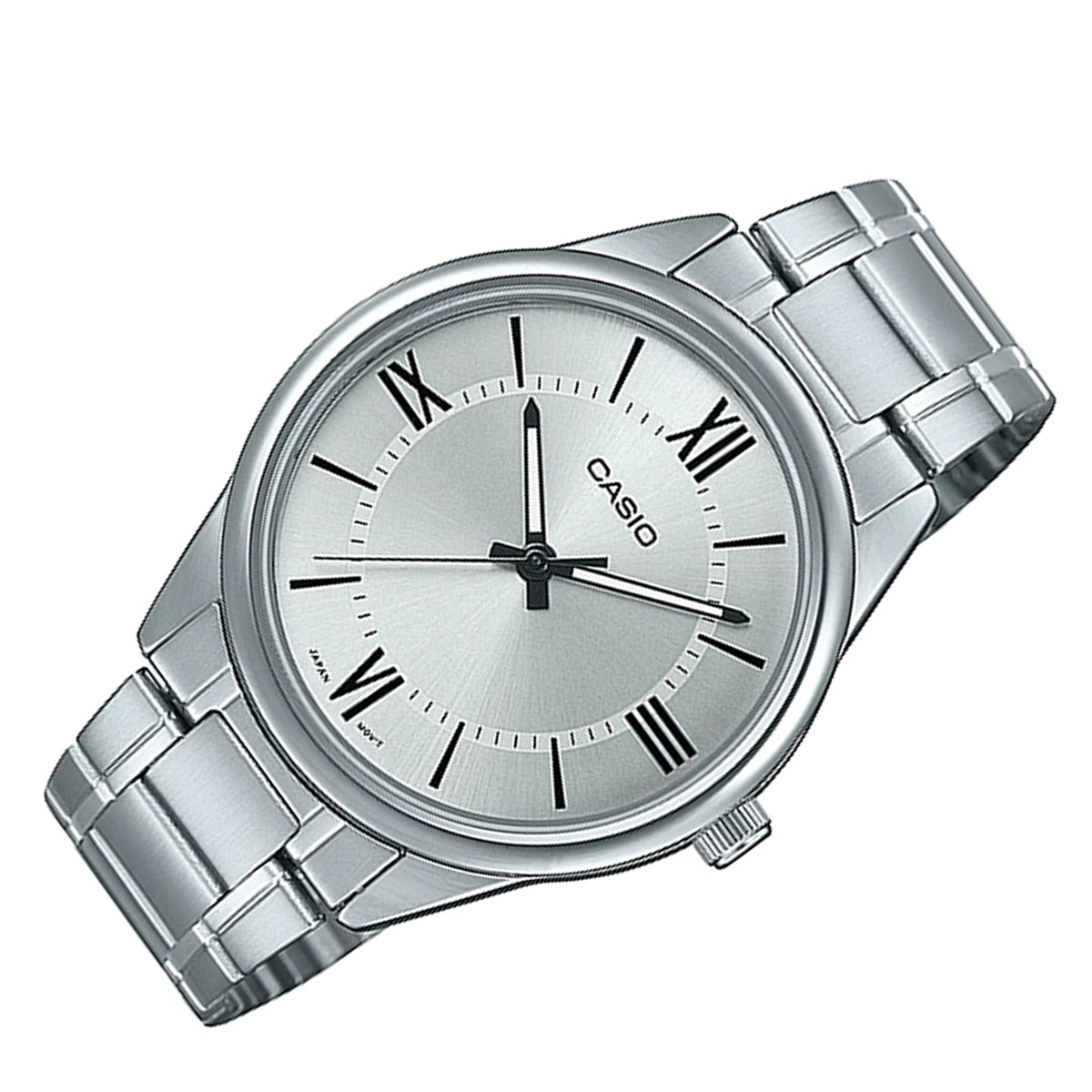 Casio MTP-V005D-7B5 Silver Stainless Strap Watch for Men-Watch Portal Philippines