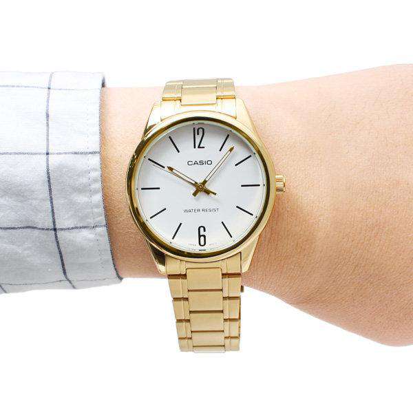 Casio MTP-V005G-7B Gold Stainless Watch for Men-Watch Portal Philippines